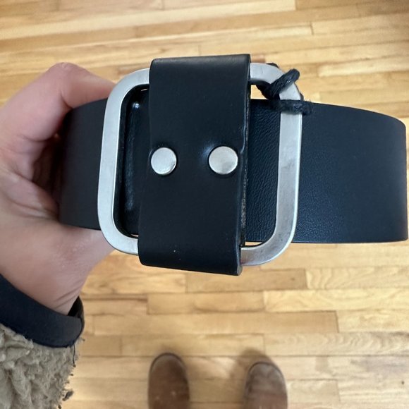 Authentic ba&sh Luxury black Belt size 80/Small New - Picture 3 of 5